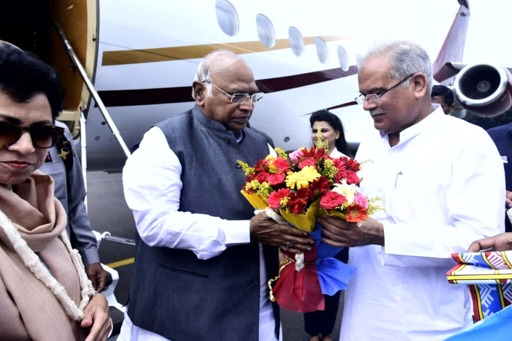 Mallikarjun kharge Sukma visit