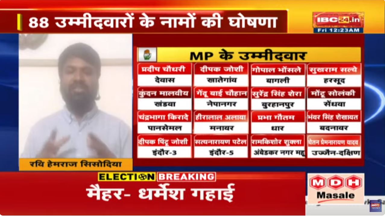MP Congress Candidate Second list PDF: एमपी कांग्रेस की दूसरी सूची जारी, पहली सूची के नामों में भी हुआ बदलाव… देखें पूरी सूची