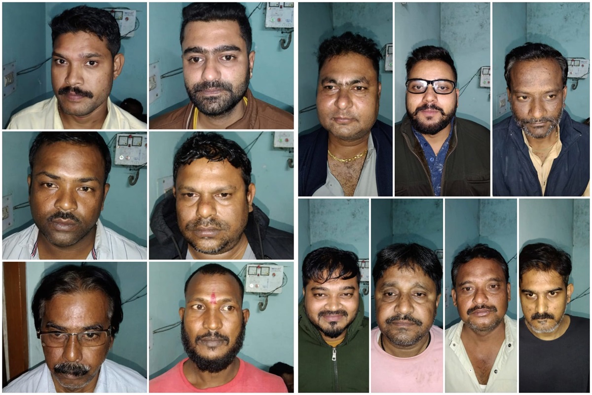 जुआ फड़ में दबिश! पुलिस ने एक साथ 13 आरोपियों को किया गिरफ्तार