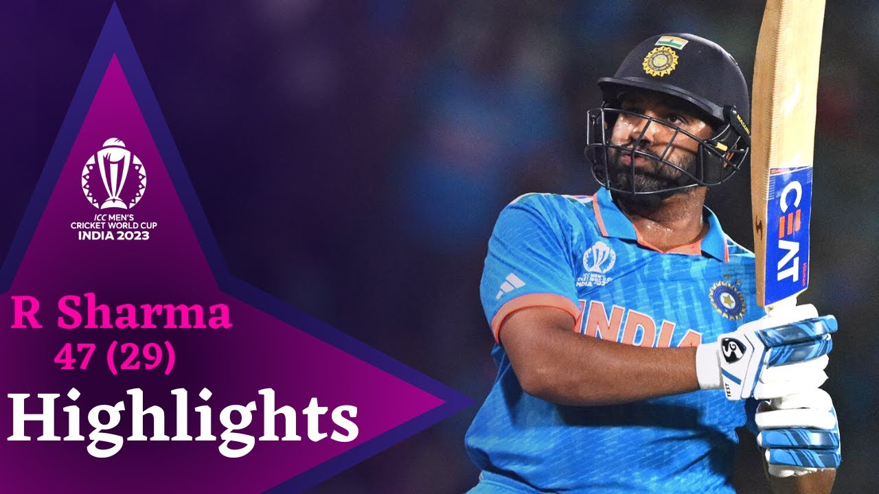 Rohit Sharma Batting Highlights vs NZ Semi-Final 2023 | Rohit Sharma Batting Highlights in World Cup