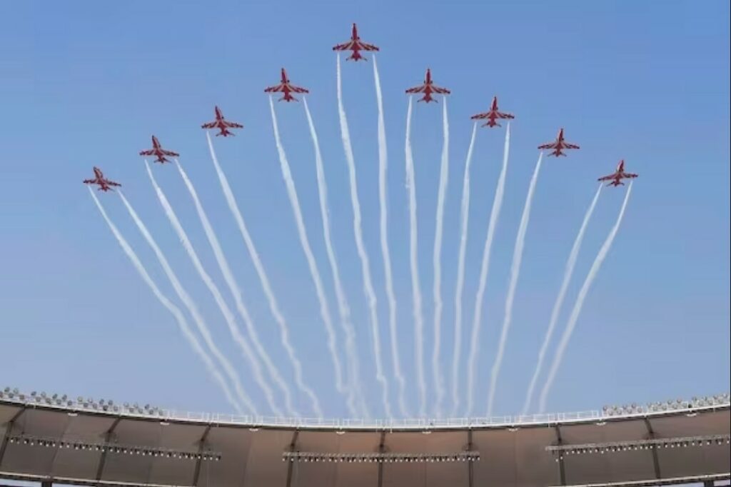 Air Show In World Cup Final