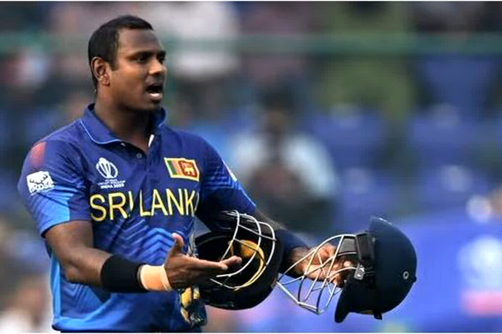 Angelo Mathews Timed Out