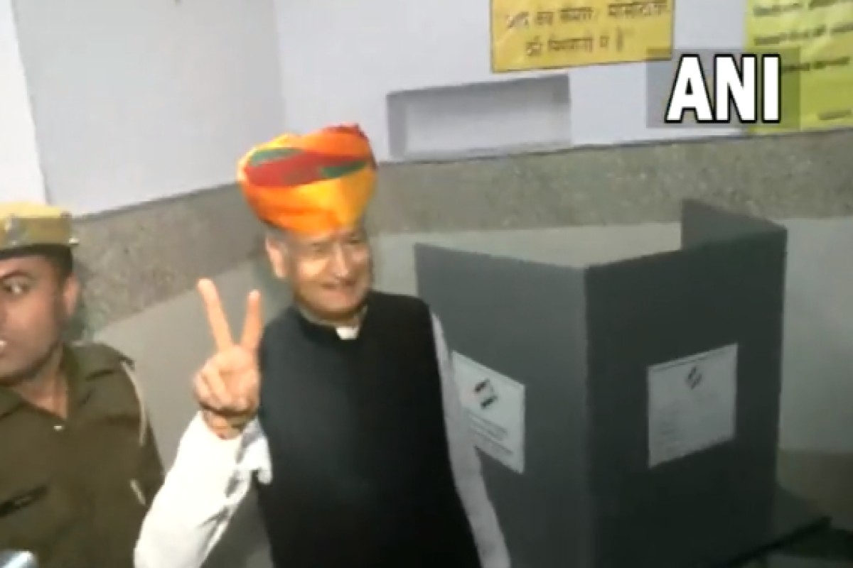 CM Ashok Gehlot cast his vote