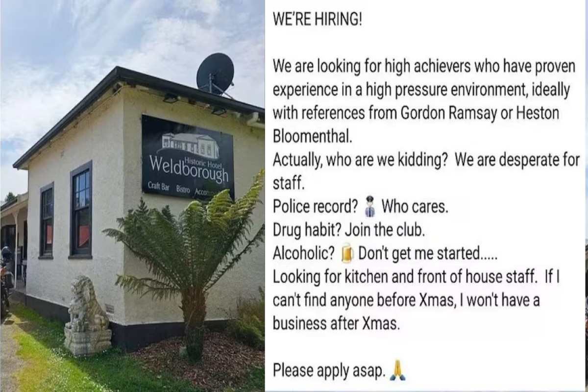 Job Vacancy For Drug Addicts And Criminals