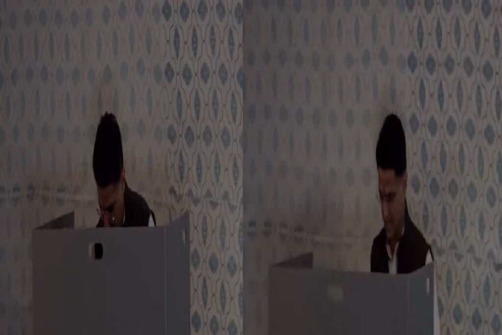 Sachin Pilot casts his vote