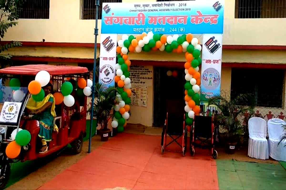 Sangwari Matdan Kendra: छत्तीसगढ़ में बनाए जाएंगे 900 संगवारी मतदान केंद्र, महिला अधिकारी-कर्मचारी के हाथों होगी चुनाव की सारी जिम्मेदारी