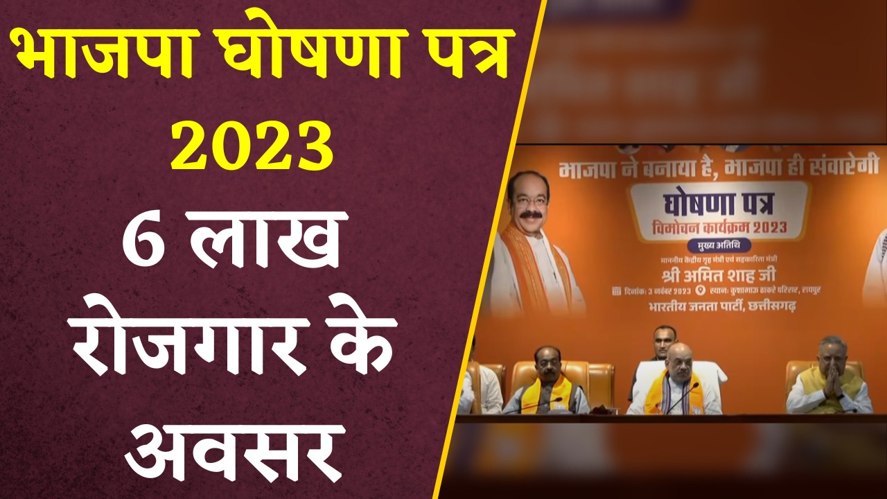 इस घोषण पत्र में युवाओं के लिए सबसे मुख्य बात ये है कि 6 लाख तक के रोजगार के अवसर प्रदान किए जाएंगे।