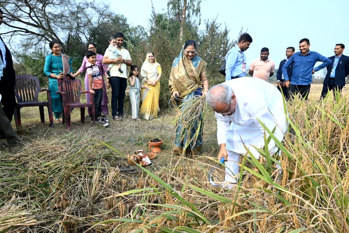 CG News: चुनाव के बाद परिवार के साथ अपने खेत पहुंचे सीएम भूपेश, “बढ़ौना” रस्म का किया निर्वहन