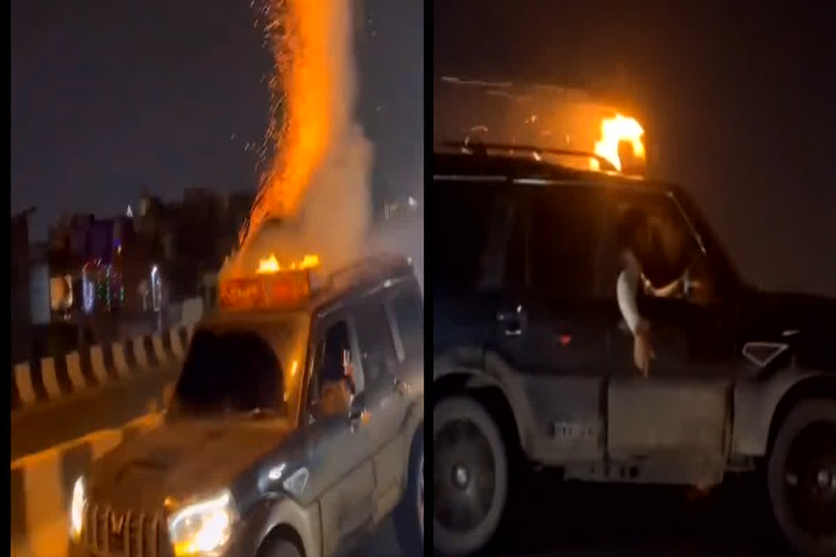 Video of Gurugram gang: बेखौफ कार सवारों ने मचाया हुड़दंग, दिवाली सेलिब्रेशन के नाम पर बीच सड़क में कर रहे थे ऐसा काम…