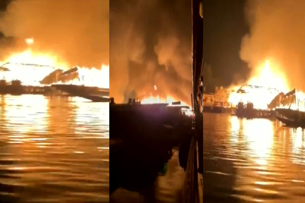 Fire broke out in DalLake