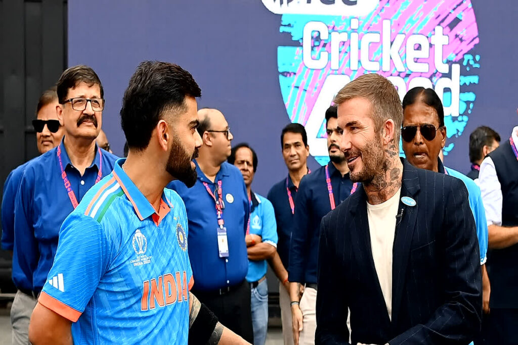 Kohali With David Beckham