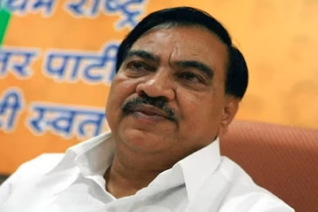 NCP leader Eknath Khadse heart attack