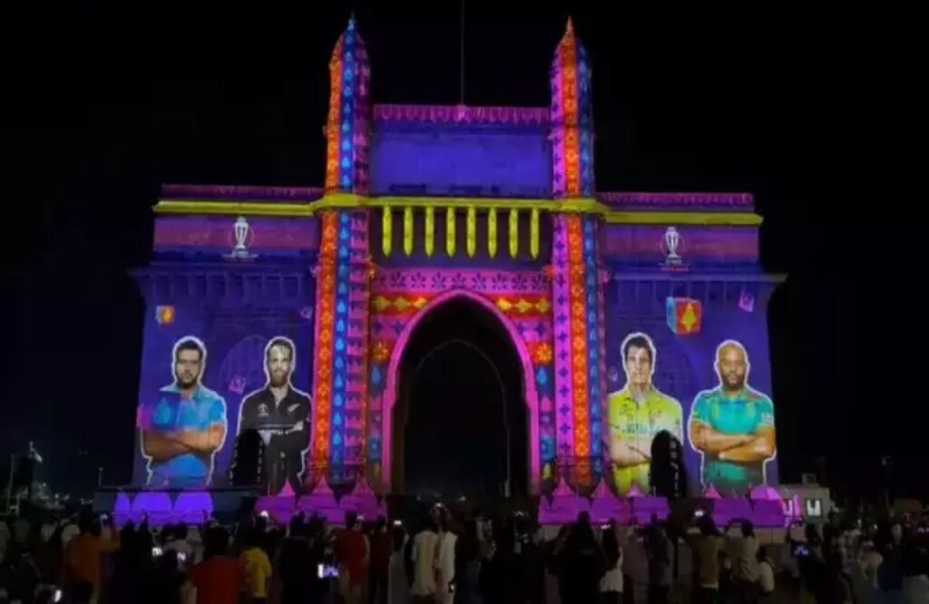 Gateway of India decorated by ICC