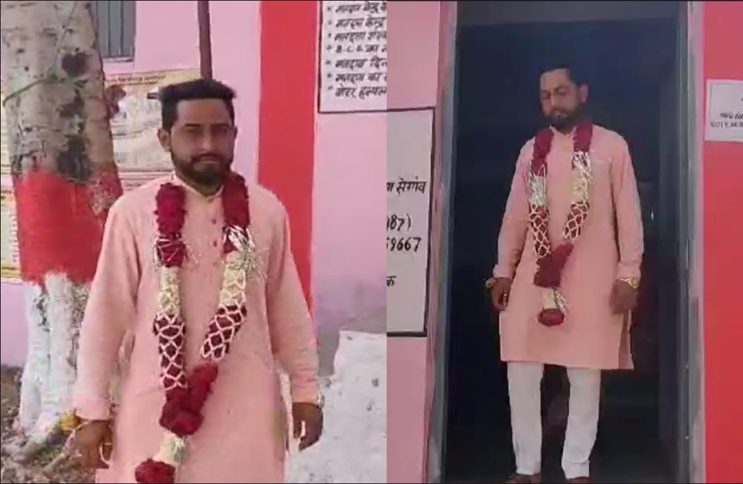 Khargone Vidhan Sabha Chunav 2023 : भाई वाह.. मतदान के लिए इतना उत्साह..! बारात रवाना होने से पहले वोट डालने पहुंचा दूल्हा