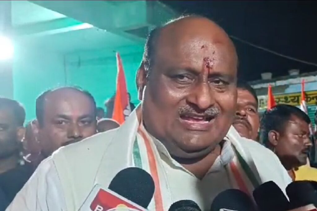 korba mla jai singh protest