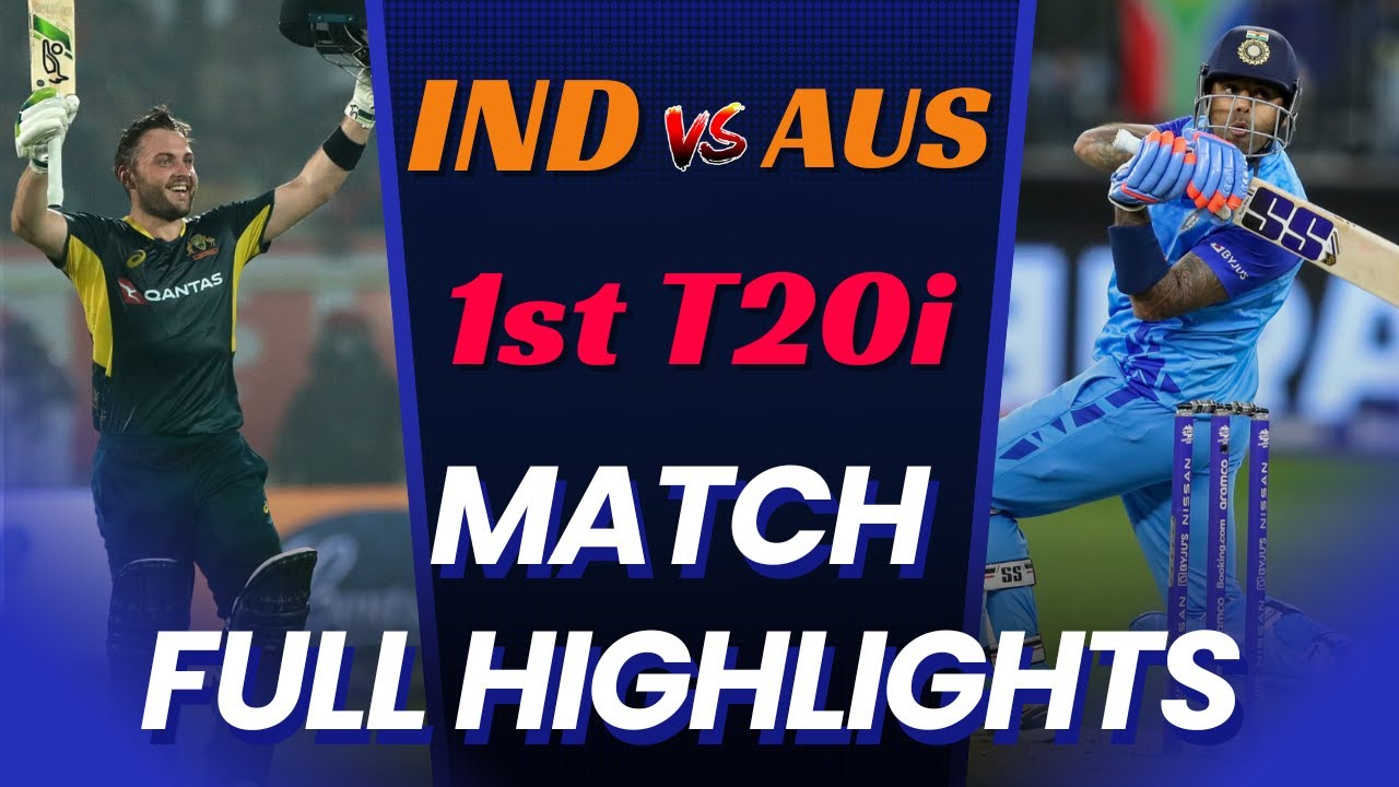 India vs Australia 1st T20 Full Match Highlights | IND vs AUS Highlights | SuryaKumar Batting vs Aus