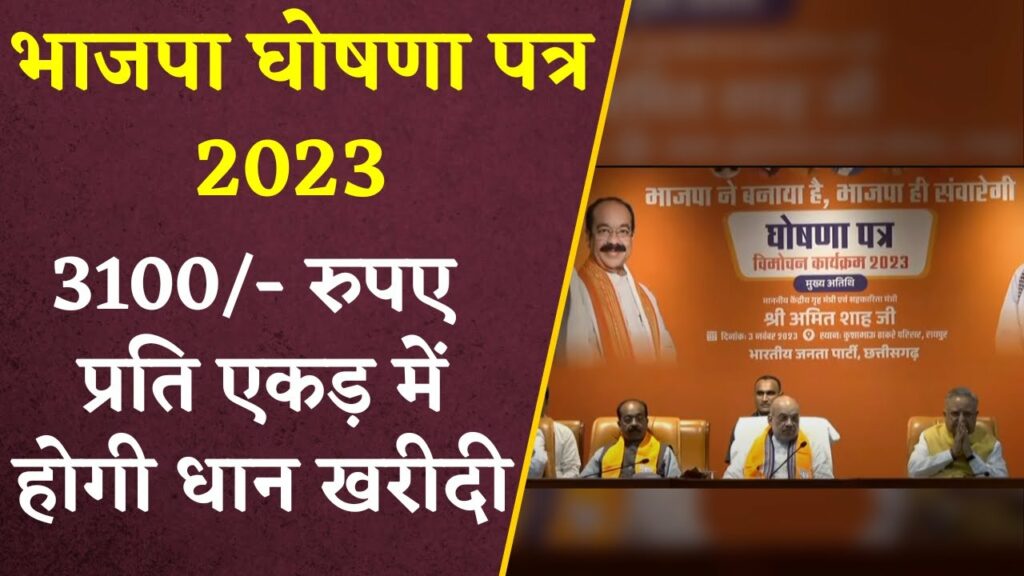 CG BJP Manifesto Final