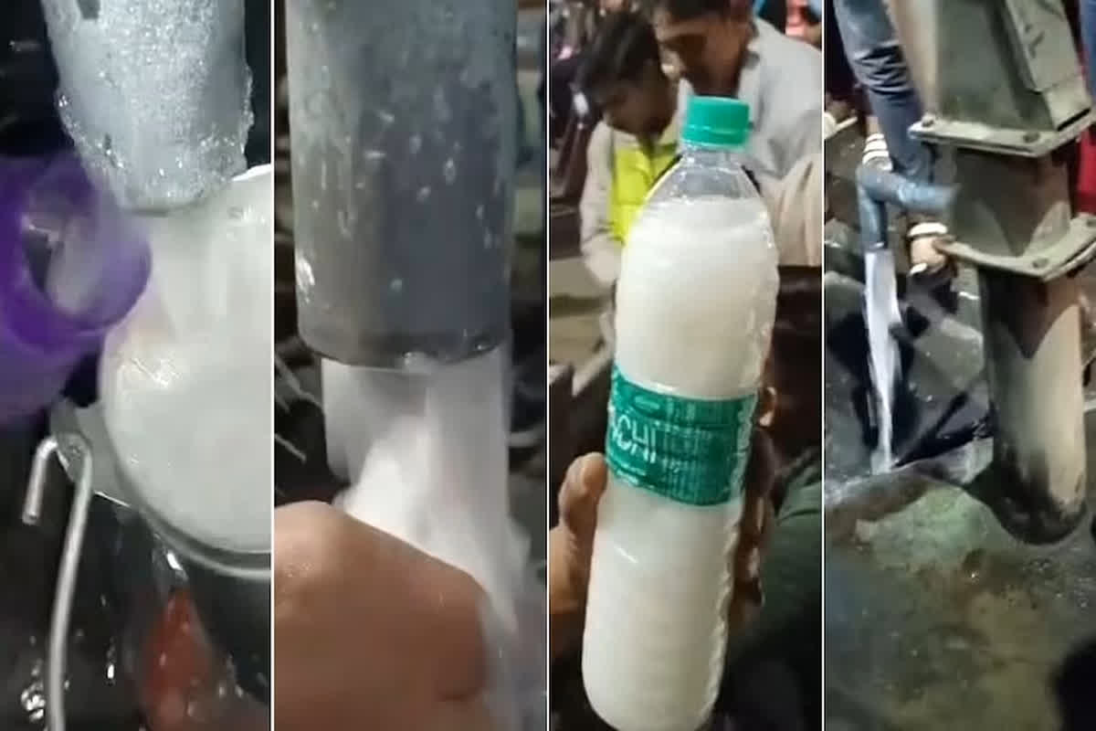 Milk from hand Pump: हैंडपंप से पानी की जगह निकलने लगा दूध? वीडियो वायरल होते ही उमड़ी भीड़, जानिए कैसे हुआ ये कारनामा
