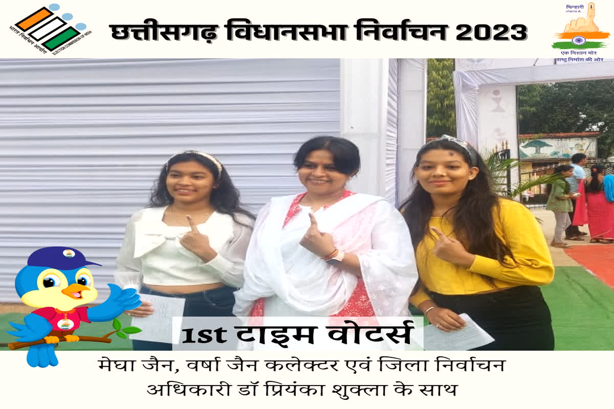 Kanker Assembly Election 2023: मतदान केंद्र पहुंची जिला निर्वाचन अधिकारी​ प्रियंका शुक्ला, किया मताधिकार का प्रयोग