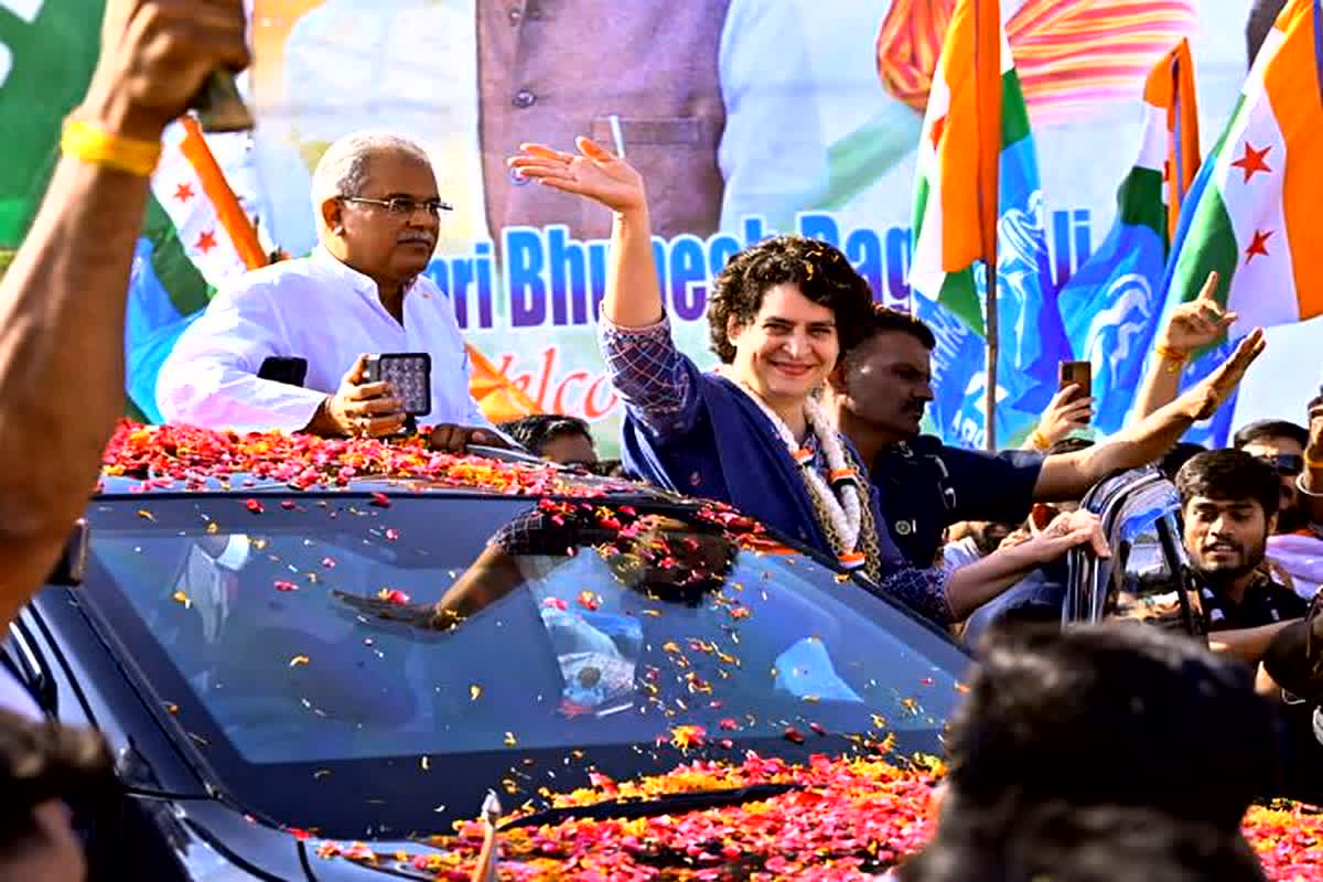 Priyanka Gandhi Roadshow: आज राष्ट्रीय महासचिव प्रियंका गांधी समेत इन दिग्गजों का प्रदेश दौरा, आमसभा को करेंगी संबोधित, होगा धुआंधार प्रचार…