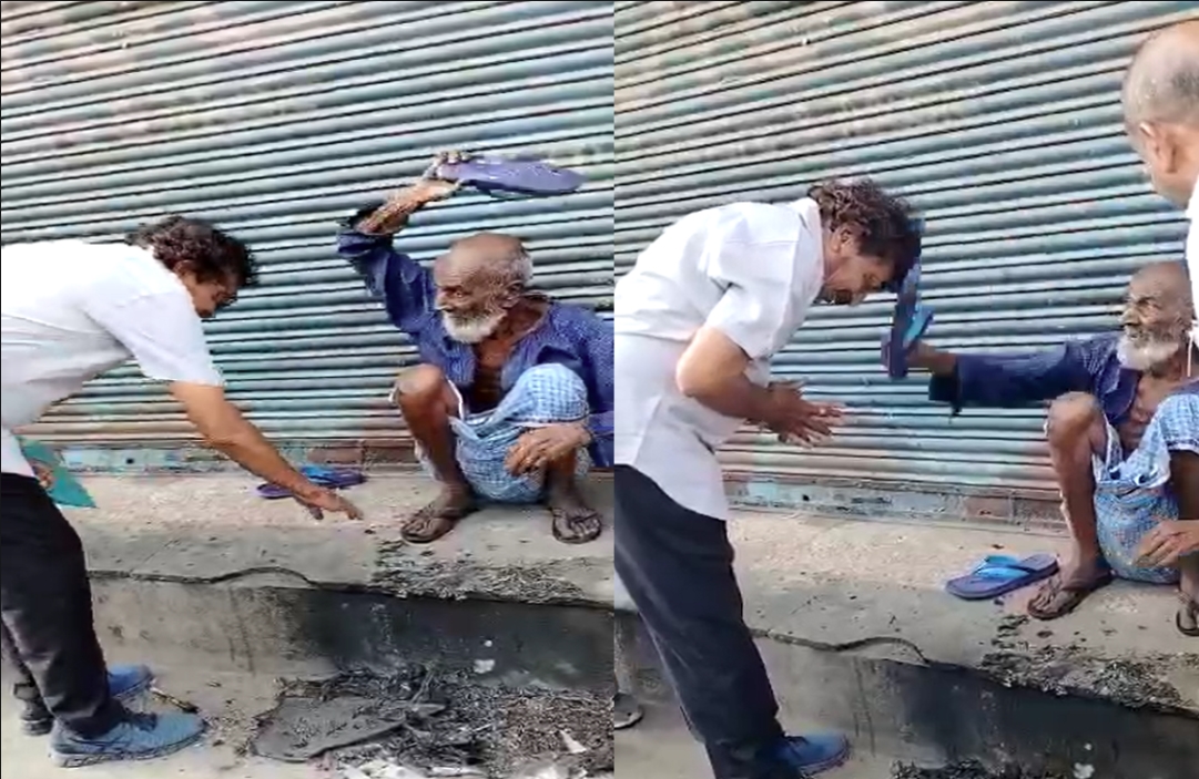 Ratlam Assembly Elections 2023 : चप्पलों से पिटकर कांग्रेस प्रत्याशी ने फकीर बाबा से लिया आशीर्वाद, वीडियो हो रहा जमकर वायरल