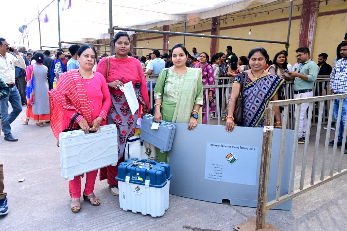 CG Assembly Election 2023 : पहले चरण का मतदान कराने के लिए मतदान दल हुए रवाना, 130 क्रिटिकल मतदान केंद्र और नक्सल प्रभावित क्षेत्र में 116 मतदान केंद्र पर होगी कड़ी सुरक्षा