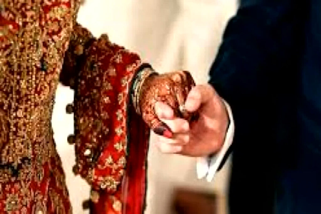 Lover and girlfriend were romancing