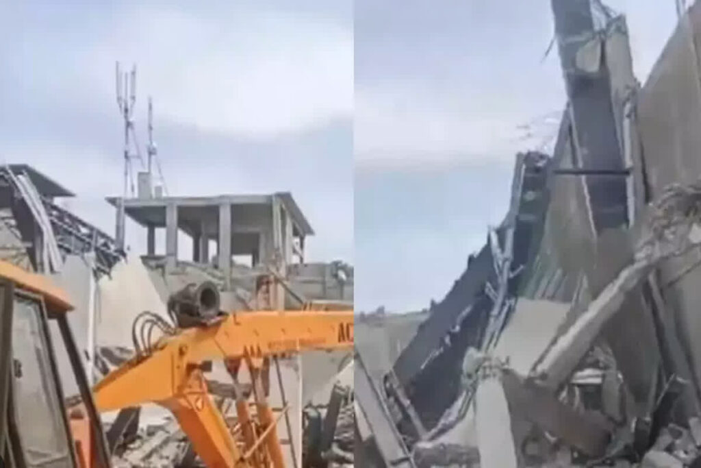 Telangana stadium collapsed