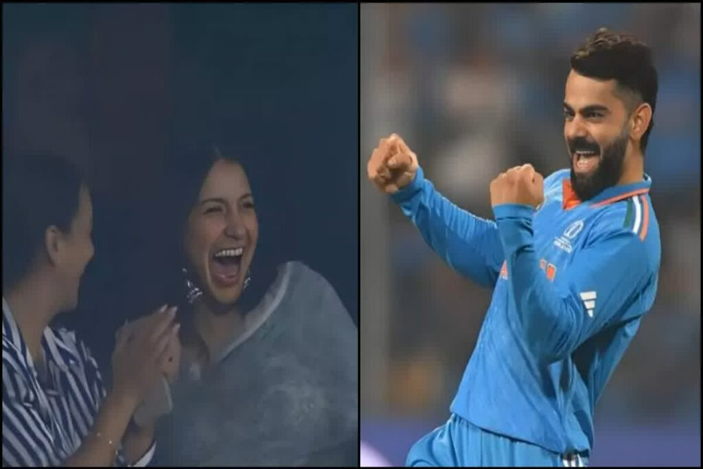 Anushka Sharma Reaction on Virat Kohli Wiket