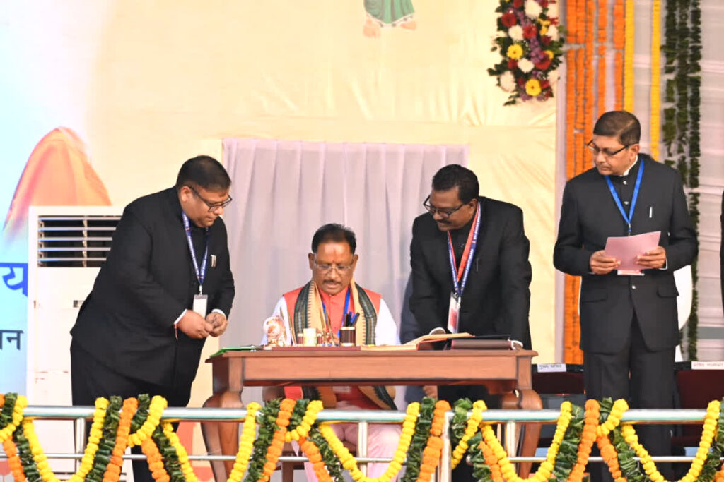 New CM Of CG Vishnudeo Sai