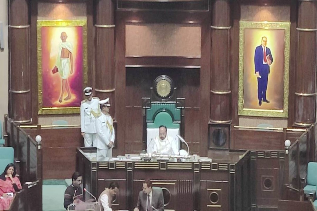 Ambedkar's photo replaced Nehru's in the assembly