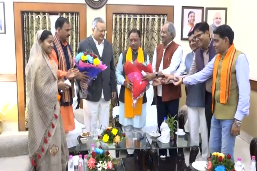 Ministers Meet CM Vishnudeo Sai