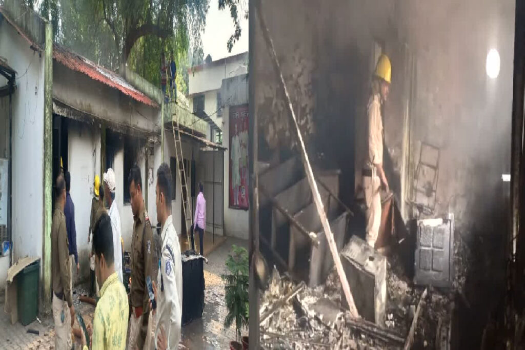 Fire breaks out in Rudra Guru Residence