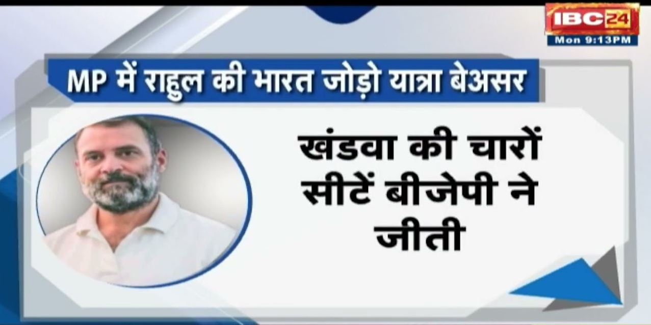 Rahul Gandhi की Bharat Jodo Yatra बेअसर | जहां से गुजरी यात्रा, वहां मिली बड़ी हार