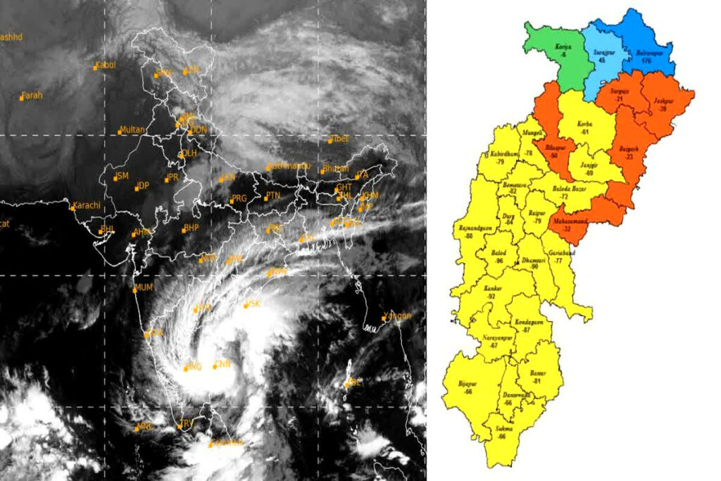Cyclone Michaung In Chhattisgarh