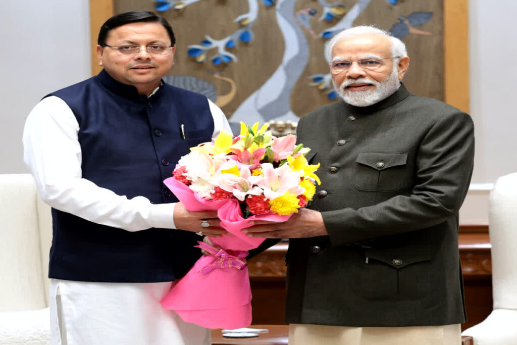 CM Dhami met PM Modi