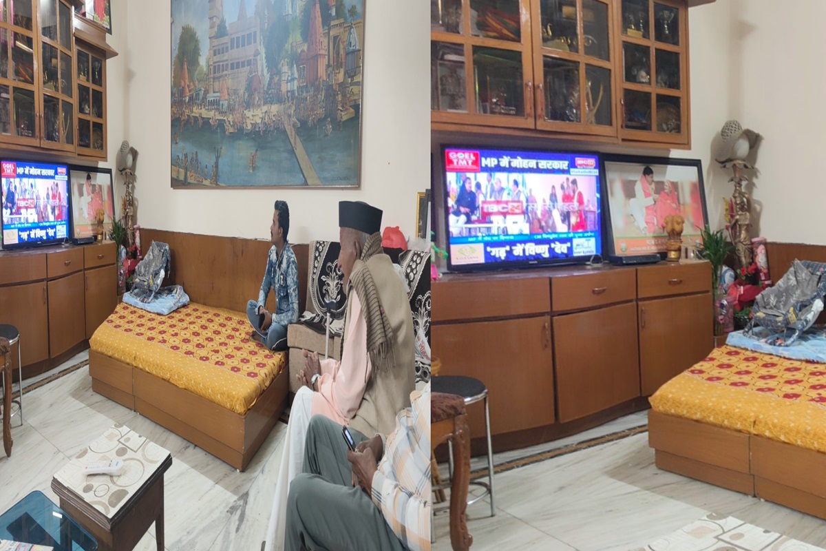 MP CM Mohan Yadav Oath Ceremony: IBC24 पर पिता ने देखा बेटे का शपथ ग्रहण समारोह, IBC24 का मेगा कवरेज…