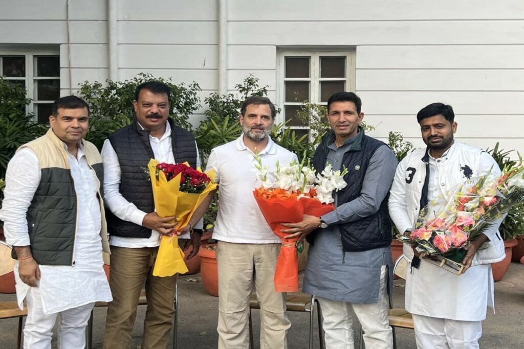 Jitu Patwari met Rahul Gandhi in Delhi