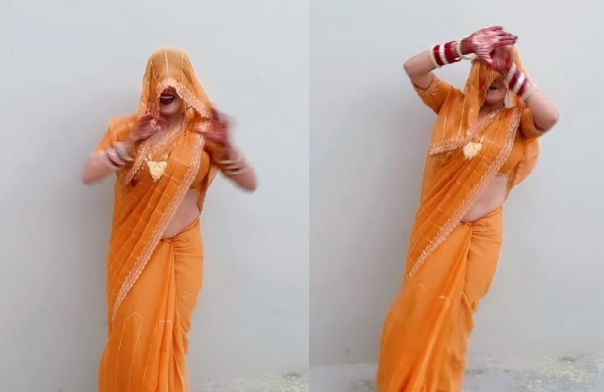 Deshi Bhabhi Dance Video: सिर ढककर देसी भाभी ने किया जबरदस्त डांस, मनमोहक अंदाज ने जीता लोगों का दिल, देखें वीडियो