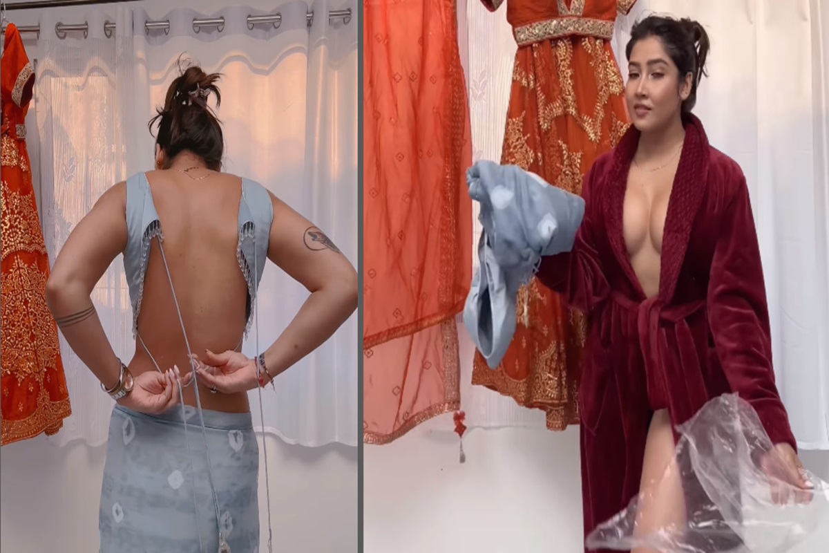 Sexy Video: एक्ट्रेस ने कैमरे के सामने बदले कपड़े, सेक्सी वीडियो देख घायल हो रहे फैंस