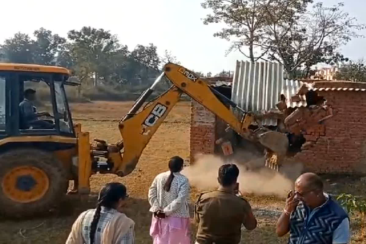 Bulldozer Action In Surajpur