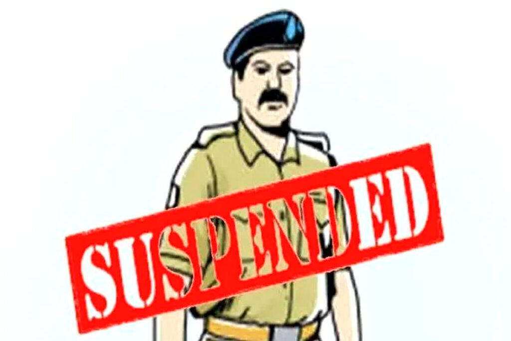 Three policemen including inspector suspended