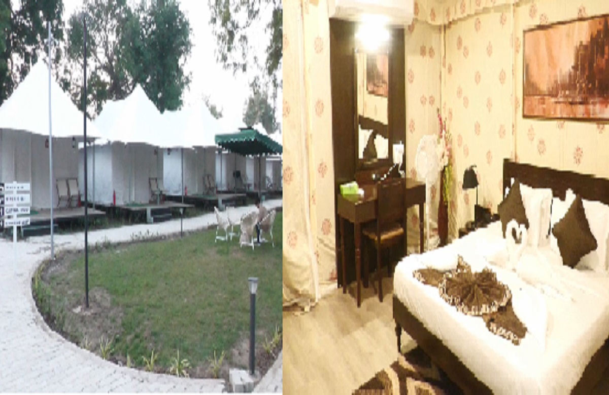 Ayodhya Tent City: अयोध्या में बनाया जा रहा आलीशान टेंट सिटी, एक साथ हजारों श्रद्धालुओं को मिलेगी सुविधा, नहीं है किसी फाइव स्टार होटल से कम