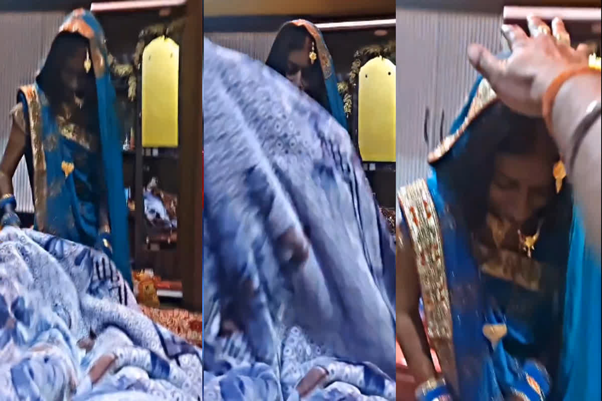 Bride Desi Awatar: मॉडर्न दुल्हन ने बेडरूम में पहुंचते ही दिखाया देसी अवतार, दूल्हे का कंबल हटाकर…वीडियो देख लोग बोले- शुरू में कुछ दिन…