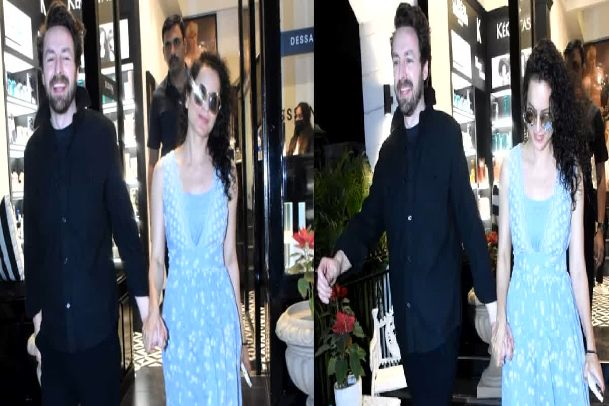 Kangana Ranaut with Mystery Man: आखिरकार कंगना को मिल ही गया ‘प्यार’! विदेशी मिस्ट्री मैन संग हाथों में हाथ थामे दिखी एक्ट्रेस