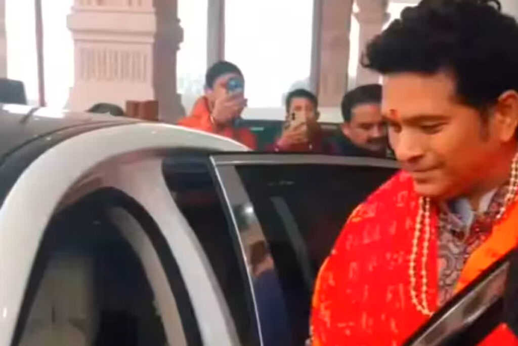 Sachin Tendulkar in Ayodhya