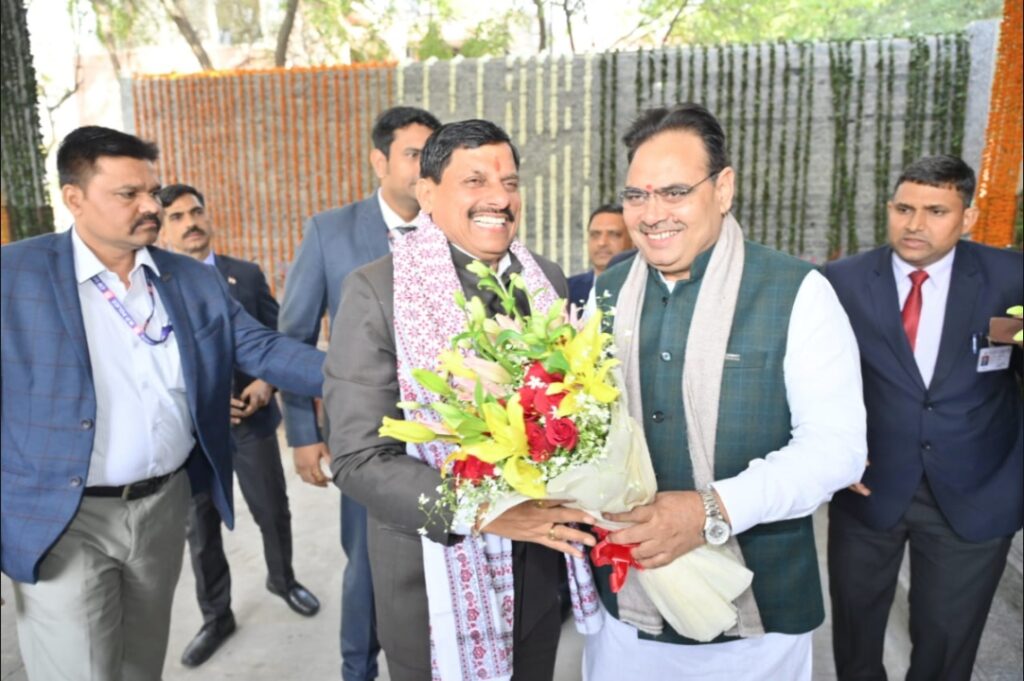 CM Dr. Mohan Yadav's visit to Rajasthan