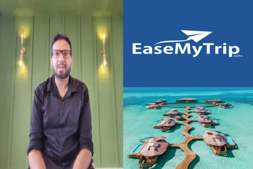 Maldives booking stopped on Easemytrip