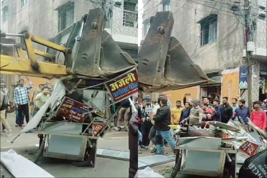 Encroachment action by administration in Jabalpur