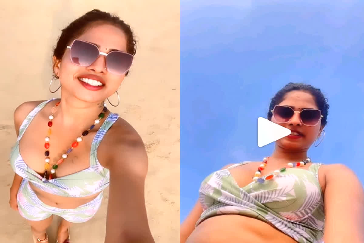 Marathi Bhabhi Sexy Video: समुद्र किनारे मराठी भाभी ने मचाया तहलका, वीडियो देखकर छुटे लोगों के पसीने